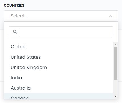 Select your country here